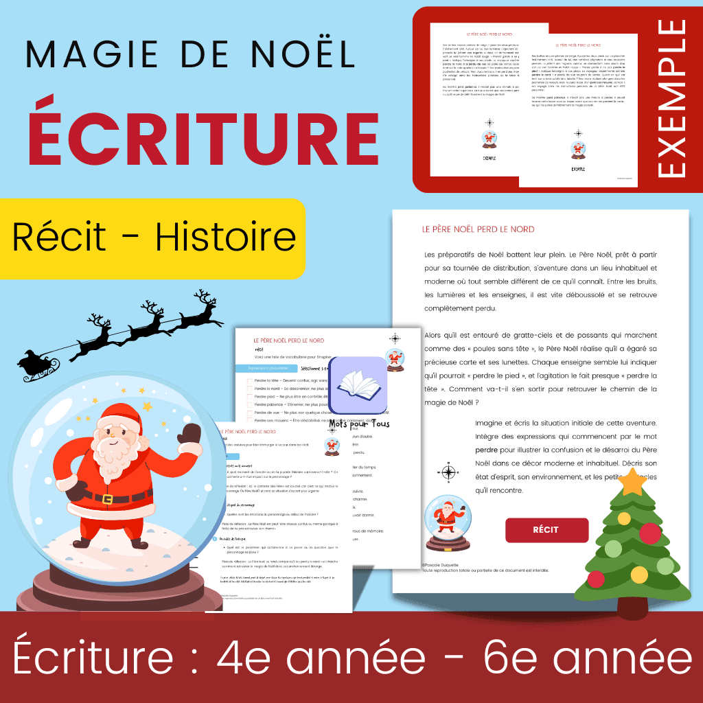 Écriture Noël 3e cycle - Père Noël
