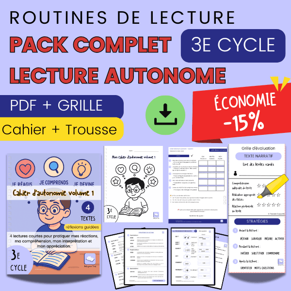 Pack Lecture autonome 3e cycle