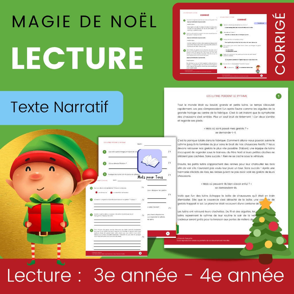 Texte Noël 2e cycle - Lutins de Noël